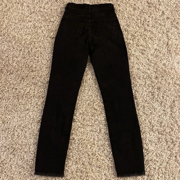 Uterque High Rise Black Jeans size 24 - Picture 4 of 4